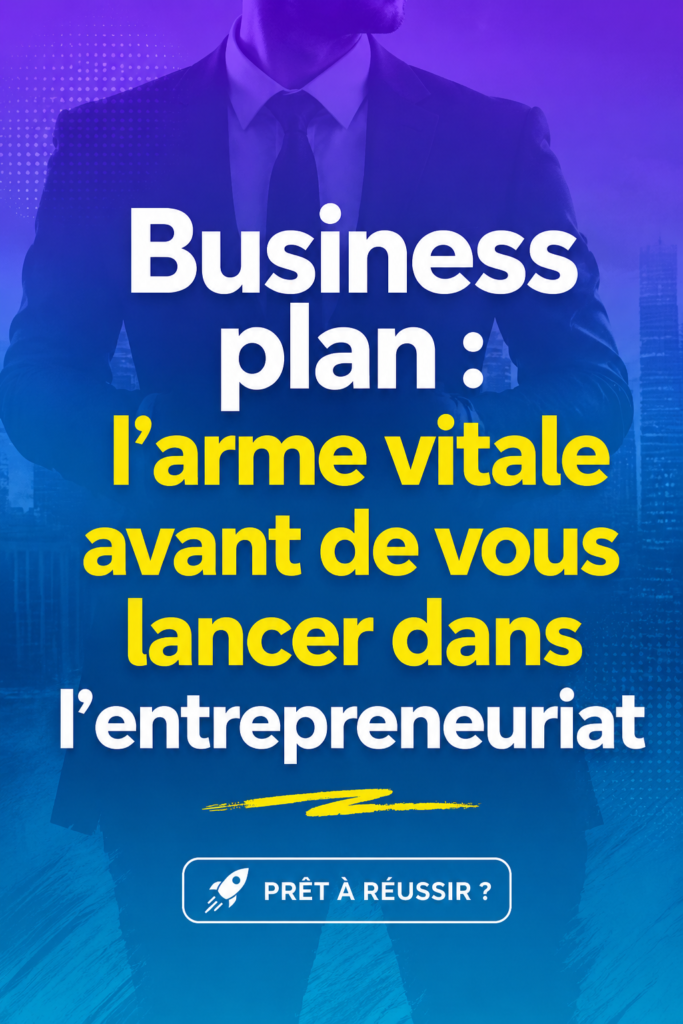 Une femme préparant son business plan avec des documents et un ordinateur.
