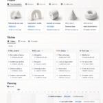 Modèle Notion affichant un tableau de gestion de projet avec des tâches et des dates limites.