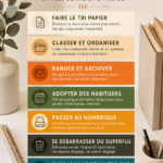 Un bureau bien organisé avec des plantes et un éclairage doux, promesse d'un espace de travail apaisant.