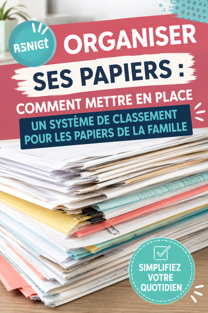 Aperçu d'un bureau bien organisé avec des documents classés
