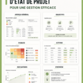 Template de rapport de projet hebdomadaire pour une gestion efficace.