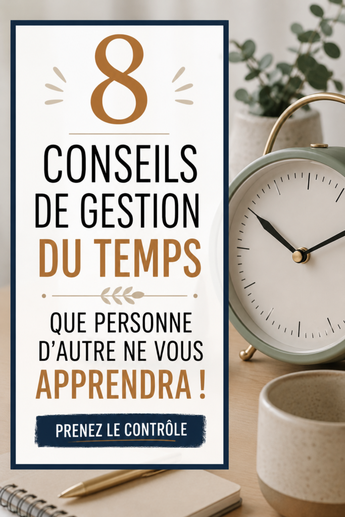 Femme regardant un agenda et prenant des notes sur la gestion du temps