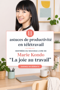 Femme travaillant dans un espace de bureau inspirant et organisé