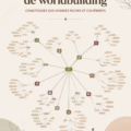 Carte mentale colorée pour le worldbuilding, montrant différents éléments d'un univers fictif.