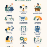 Femme d'affaires apprenant des compétences entrepreneuriales avec un ordinateur portable