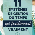 Femme appliquant un système de gestion du temps pour mieux s'organiser.