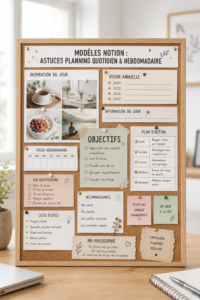 Template Notion pour la planification quotidienne