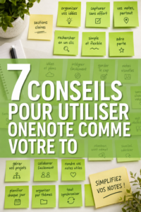 Un écran d'ordinateur affichant une liste de tâches sur OneNote.