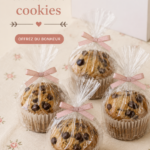 Emballage décoratif pour cookies faits maison