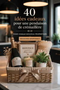 Idées de cadeaux pratiques et décoratifs pour une crémaillère