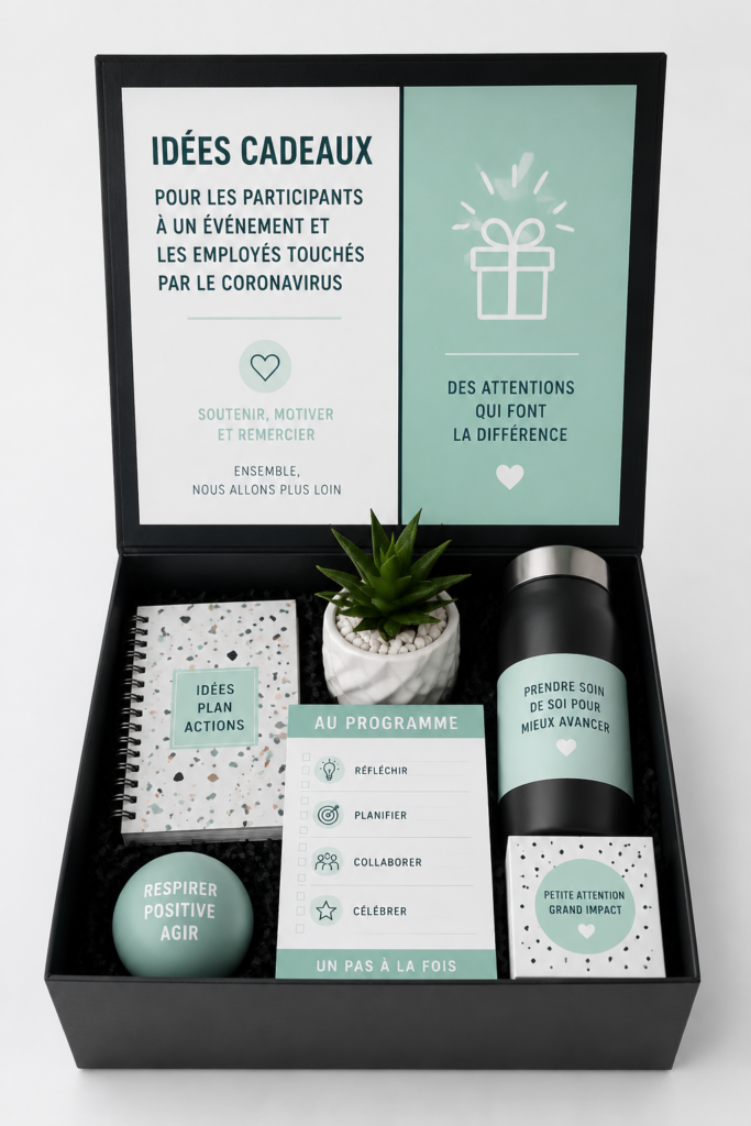 Cadeaux variés pour renforcer l'esprit d'équipe et soutenir les employés en période de crise