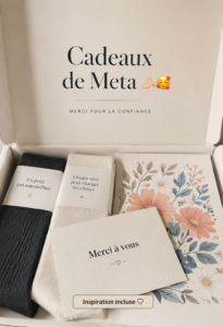 Panier rempli de cadeaux réconfortants, idéal pour faire plaisir à ses proches.