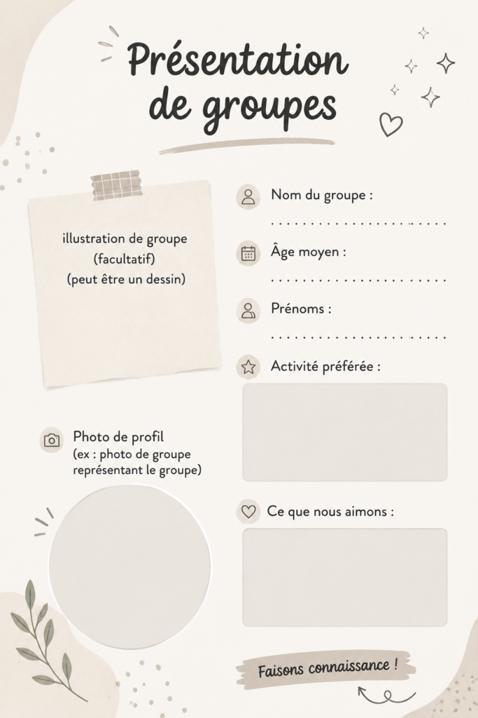 Modèle de présentation moderne et coloré sur un ordinateur
