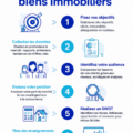 Femme d'affaires examinant des documents comptables pour l'immobilier.