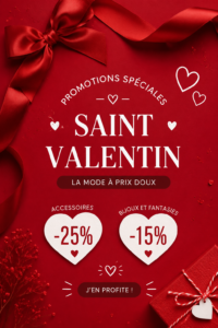 Modèles élégants pour promotions de San Valentin sur Instagram avec des designs romantiques.
