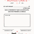 Un couple de chats câlins dans un panier chaleureux, illustrant leur affection.