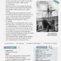Image historique représentant Christophe Colomb en mer lors de son voyage.