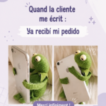 Femme recevant un colis chez elle, organisant sa réception