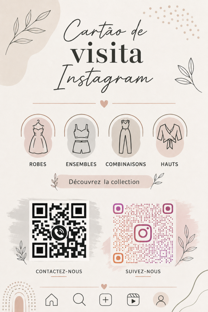 Une femme créant une carte numérique sur Instagram, symbolisant le réseautage professionnel.