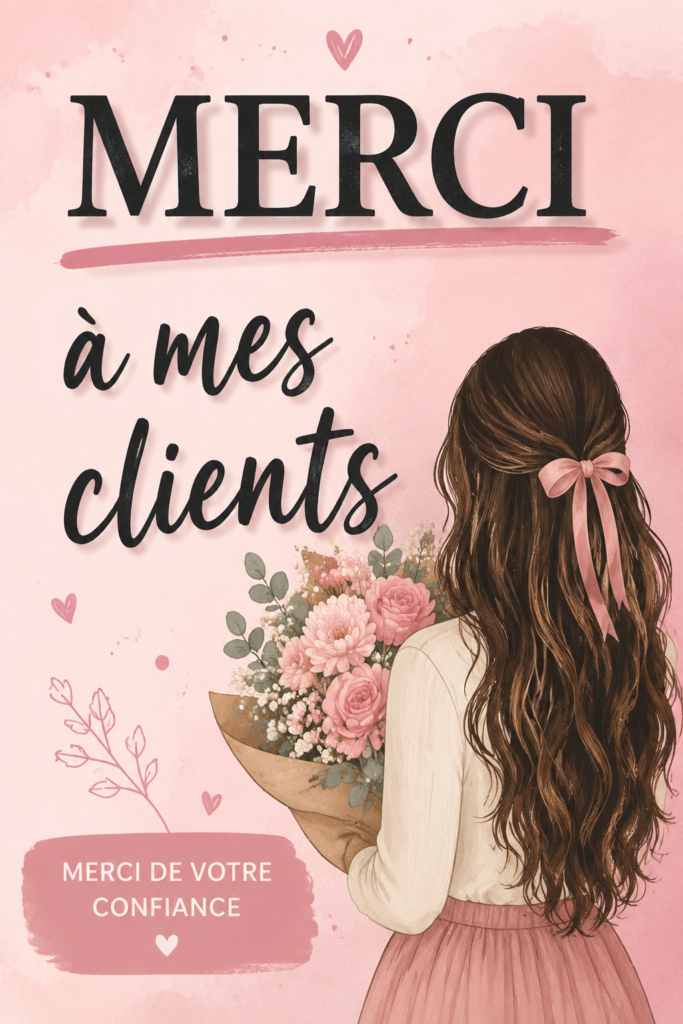 Une femme souriante montrant de la gratitude avec une note de remerciement.