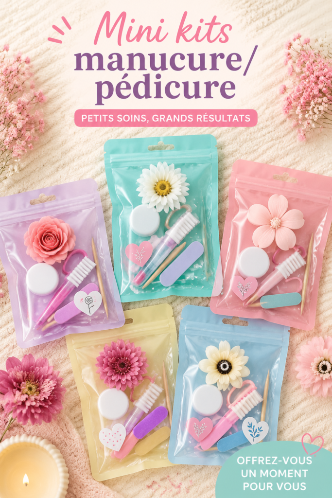 Mini kits manucure et pédicure pour une beauté maison