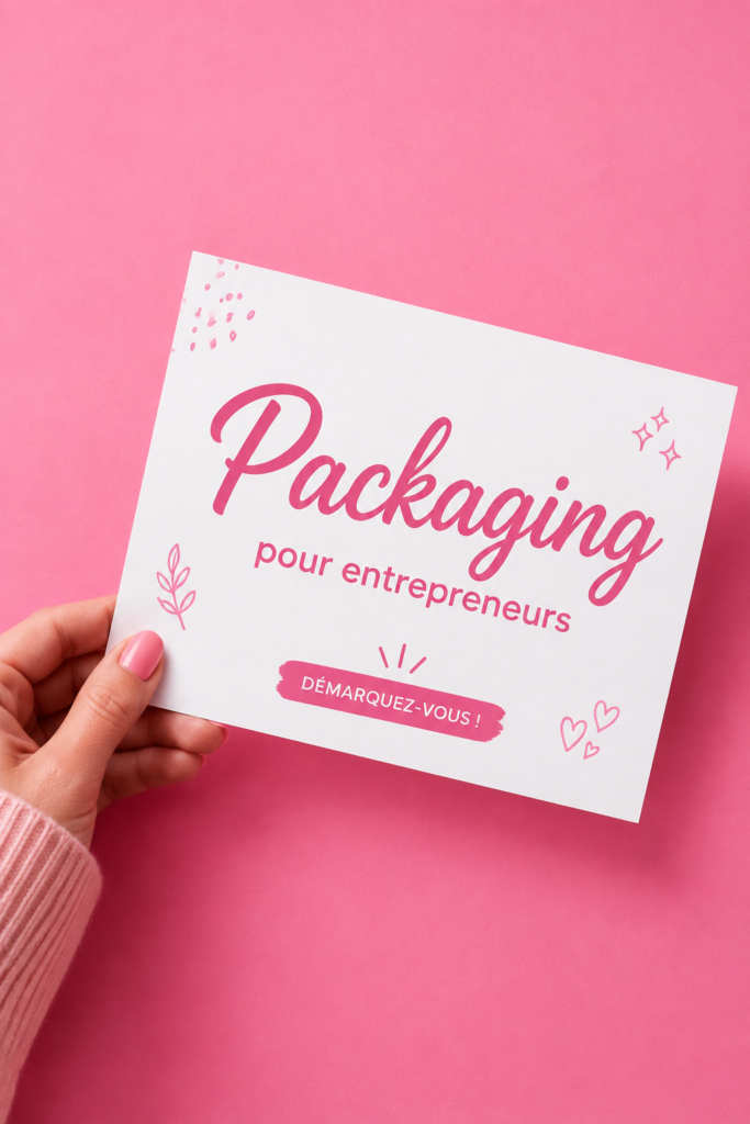 Emballages variés montrant des produits entrepreneuriaux colorés et attrayants.