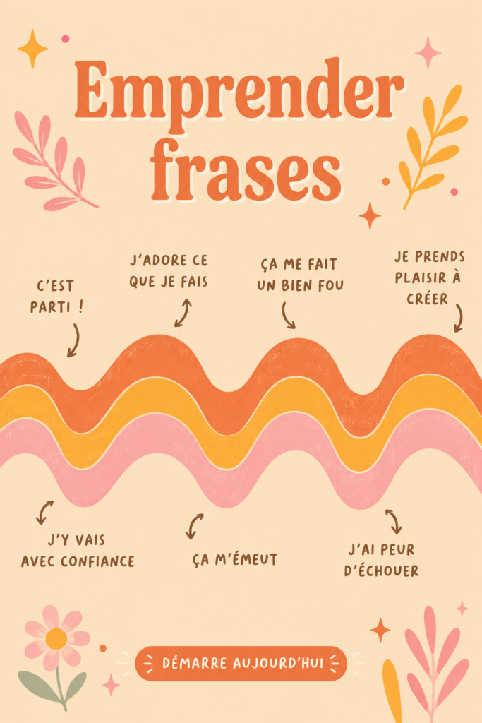 Illustration de phrases motivantes pour entrepreneures sur un fond inspirant.