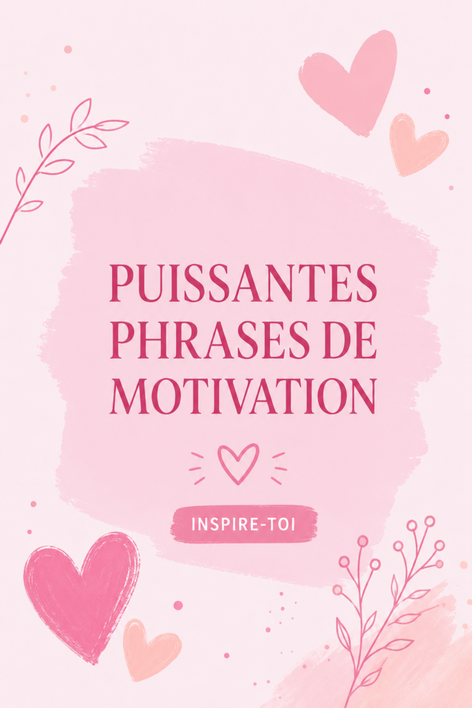 Femme souriante entourée de citations motivantes dans son bureau.