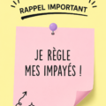 Illustration d'une femme entrepreneuse gérant des créances impayées avec sérénité et organisation.