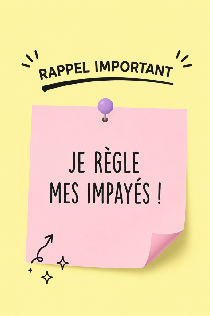 Illustration d'une femme entrepreneuse gérant des créances impayées avec sérénité et organisation.