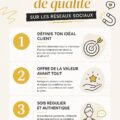 Une femme entrepreneur utilisant les réseaux sociaux pour attirer des clients de qualité.