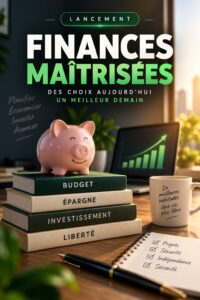 Femme entrepreneuse examinant ses finances avec un ordinateur et des documents sur une table.