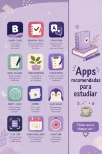 Femme utilisant une application d'étude sur sa tablette dans un environnement calme.