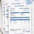 Modèle Excel d'ordre de commande pour une meilleure organisation
