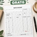 Une femme utilisant un ordinateur pour créer une note d'achat PDF