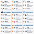 Diverse outils d'intelligence artificielle sur un bureau moderne