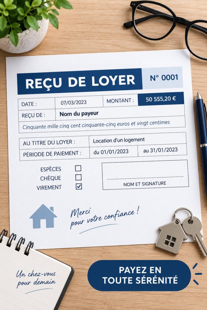 Femme rédigeant un reçu d'arrangement pour un bail locatif