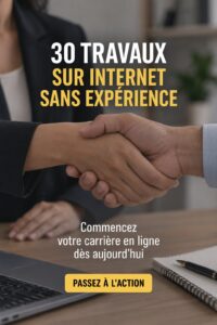 Femme travaillant sur son ordinateur portable à la maison, explorant des options de travail en ligne