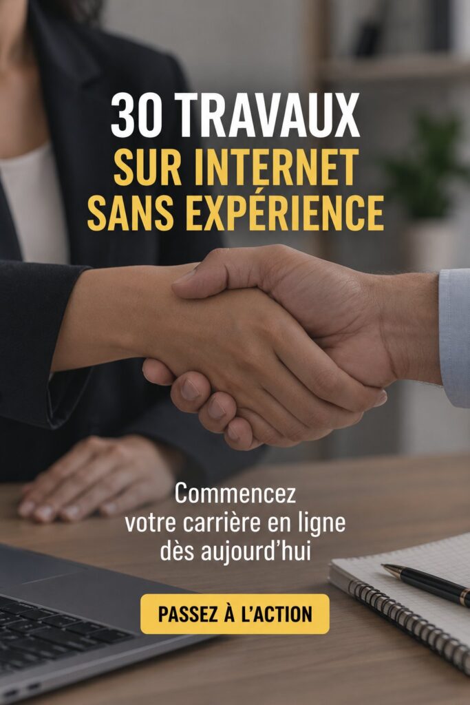 Femme travaillant sur son ordinateur portable à la maison, explorant des options de travail en ligne