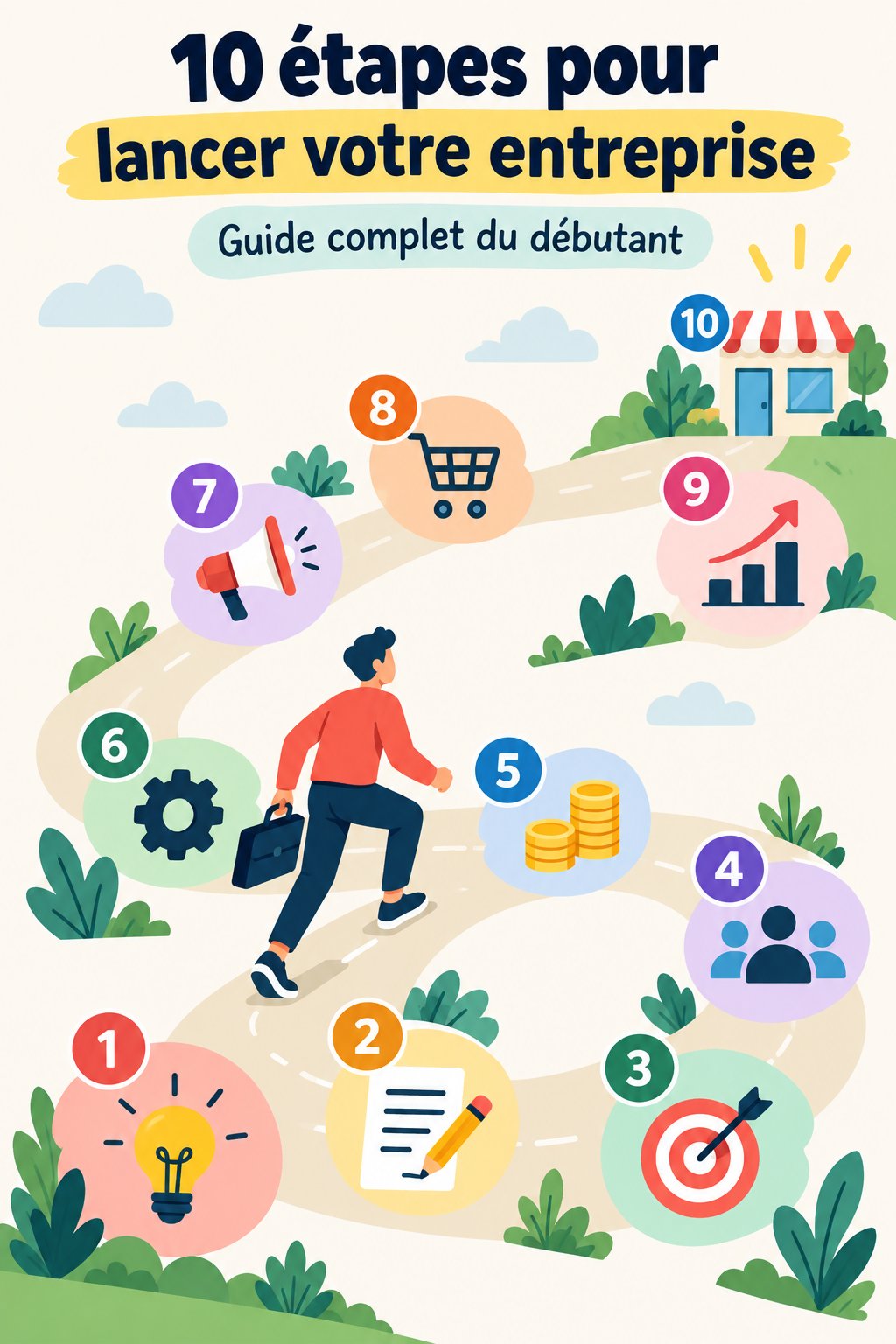 Une femme avec un ordinateur portable, prenant des notes pour lancer son entreprise