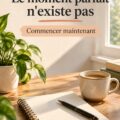 Une femme souriante en pleine nature, illustrant l'acceptation et l'épanouissement personnel.
