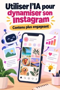 Un écran d'application Claude affichant des suggestions de contenu pour Instagram.