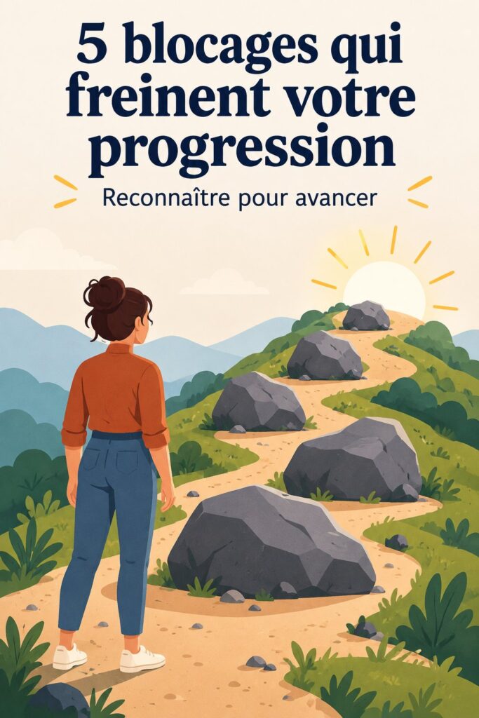 Femme réfléchissant à ses blocages professionnels et cherchant des solutions