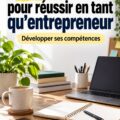 Une femme souriante dans son bureau, symbolisant l'entrepreneuriat féminin et le succès.