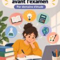 Femme réfléchissant à des compétences essentielles avant son examen.