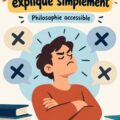 Illustration représentant des concepts philosophiques, mettant en avant le dogmatisme.