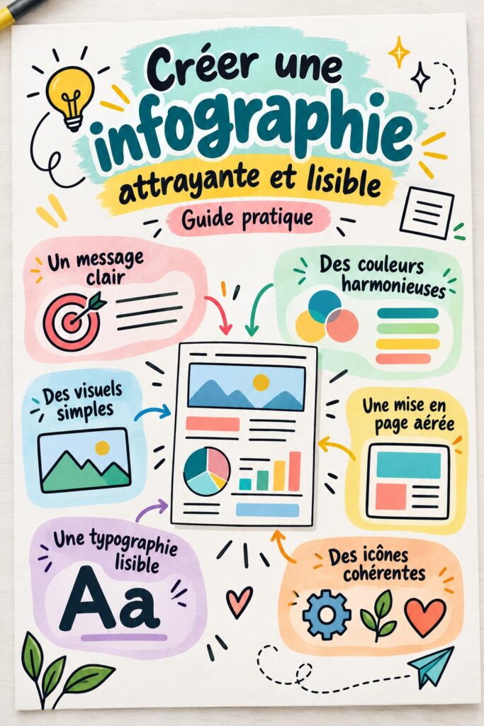 Infographie inspirante sur l'entrepreneuriat et la créativité