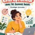 Une femme réfléchissant à son projet entrepreneurial, symbolisant le succès et la détermination.