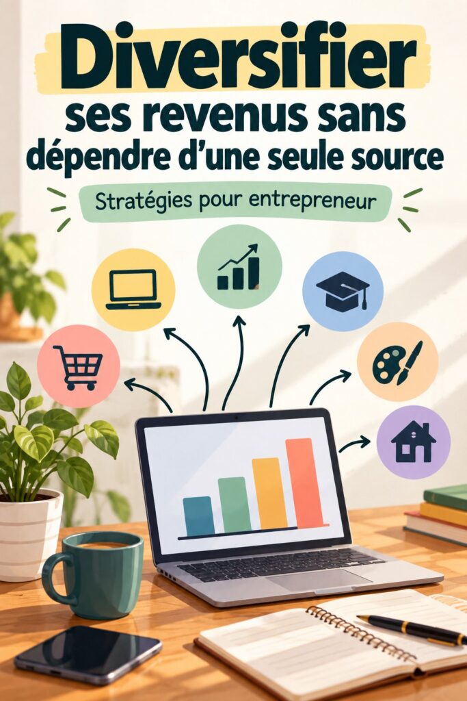 Female entrepreneur brainstorming revenue diversification strategies