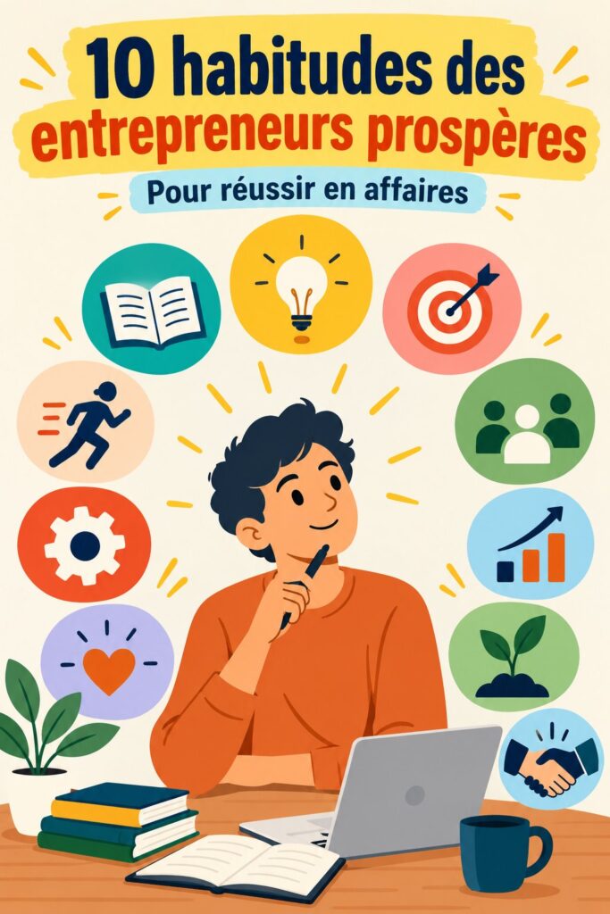 Femme entrepreneuse réfléchissant à ses habitudes de succès.